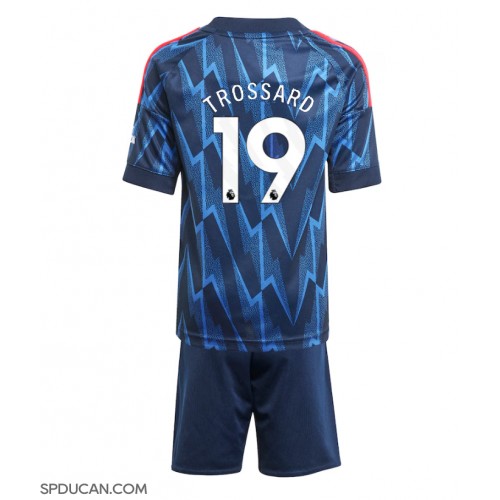 Dječji Nogometni Dres Arsenal Leandro Trossard #19 Gostujuci 2025-26 Kratak Rukav (+ Kratke hlače)